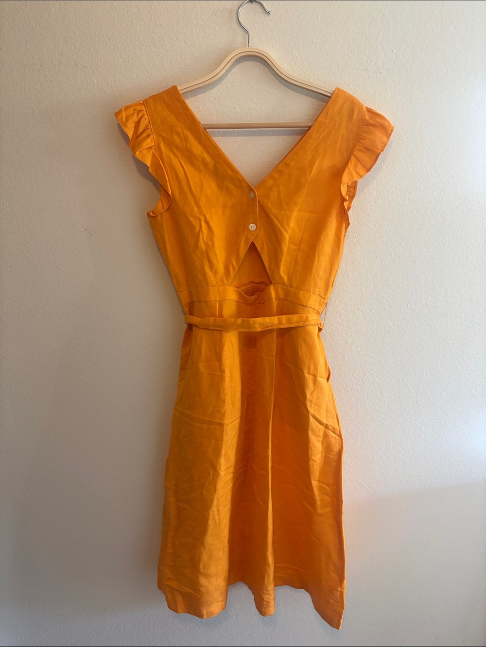 Loft Linen Blend Dress - Picture 4 of 5